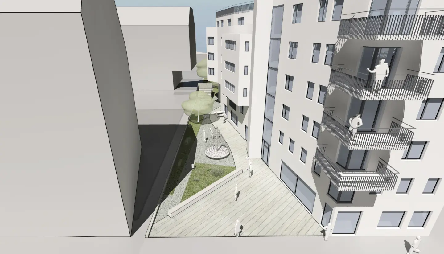 BTW – Gemeinschaftliches Wohnen in Wien, Wien-Floridsdorf, Mühlschüttelgasse – Projektansicht 6