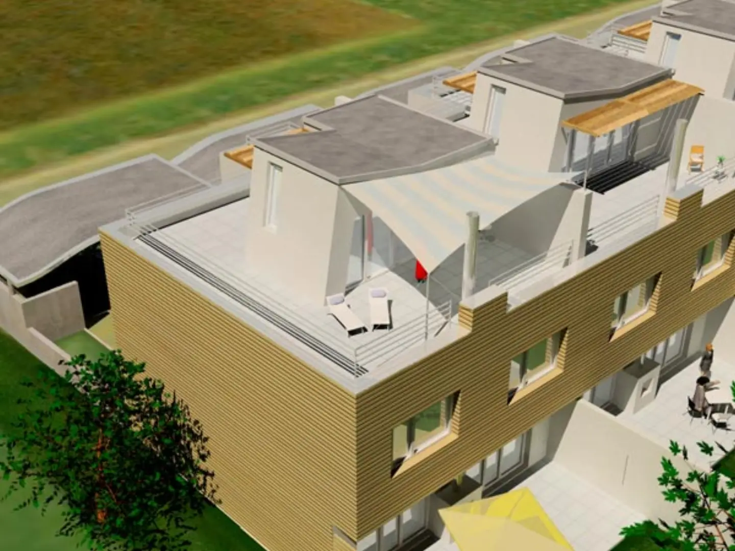 Wohnanlage „Dachlandschaften“ in Braunau, Braunau, Oberösterreich – Projektansicht 11