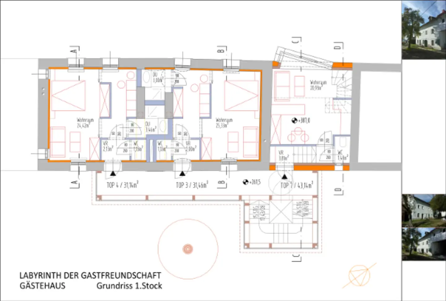 Gästehaus in Oberösterreich, Oberösterreich – Projektansicht 3